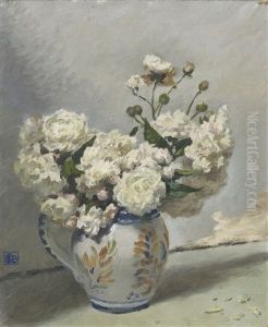 White Roses by Rupert Charles Bunny