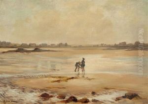 Low Tide Etaples by Rupert Charles Bunny