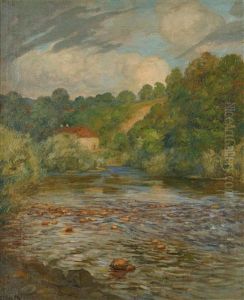 French Landscape by Rupert Charles Bunny