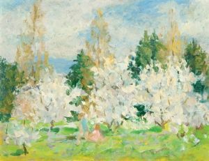 Children In The Orchard by Rupert Charles Bunny