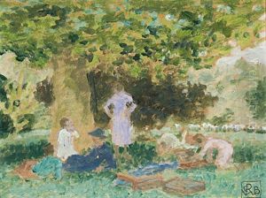 In The Gardens (from The Royal Botanic Gardens, Melbourne Series) by Rupert Charles Bunny