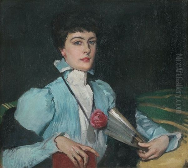 Mrs Bunny (on A Green Sofa) - view 1