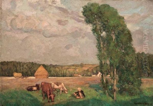 Evening: Near Cloyes - view 1