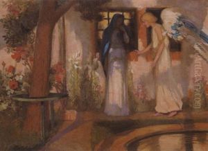 The Annunciation by Rupert Charles Bunny