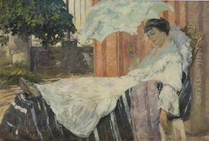 La Chaise Longue by Rupert Charles Bunny