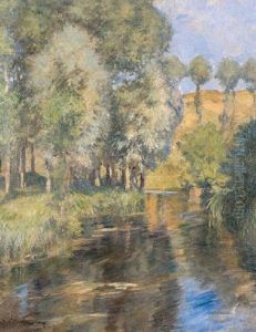 French River Scene by Rupert Charles Bunny
