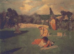 Summer Afternoon by Rupert Charles Bunny