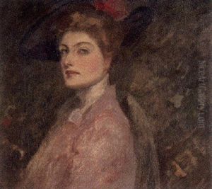 Portrait De Jeune Femme A La Robe Rouge (mademoiselle Jeanne Morel?) Portrait De Jeune Femme A La Robe Rouge (mademoiselle Jeanne Morel?)
