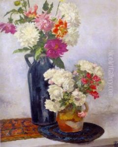 Still Life And Table by Rupert Charles Bunny