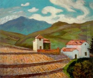 Vintners' Cottages At Vendres by Rupert Charles Bunny