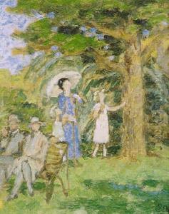 In The Botanical Gardens, Melbourne by Rupert Charles Bunny
