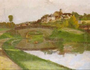 A French River Landscape by Rupert Charles Bunny