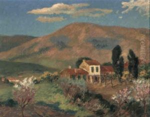 Farm In The Hills by Rupert Charles Bunny