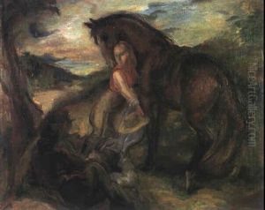 The Riding Party by Rupert Charles Bunny