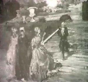 The Masked Ball by Rupert Charles Bunny