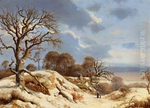 Klarer Wintertag An Der Ostsee by Heinrich Buntzen