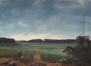 Parti Fra Dyrehaven Ved Kobenhavn by Heinrich Buntzen
