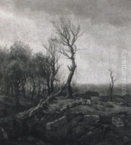 Landschaft Mit Holzf,llern by Heinrich Buntzen
