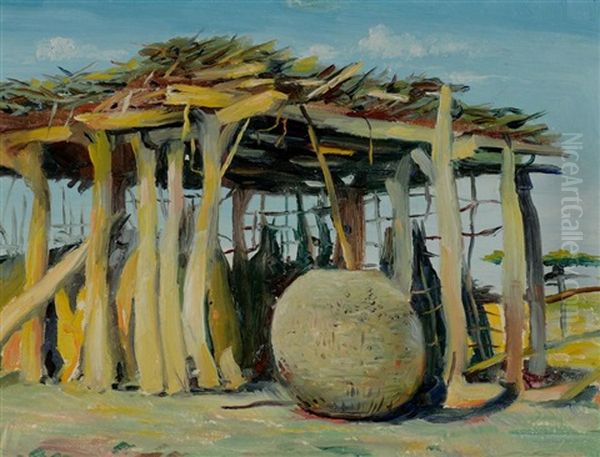 Pima Indian Home In Ruins, Sacaton, Arizona - view 1