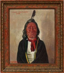 Chief Red-cloud, Sioux by Elbridge Ayer Burbank