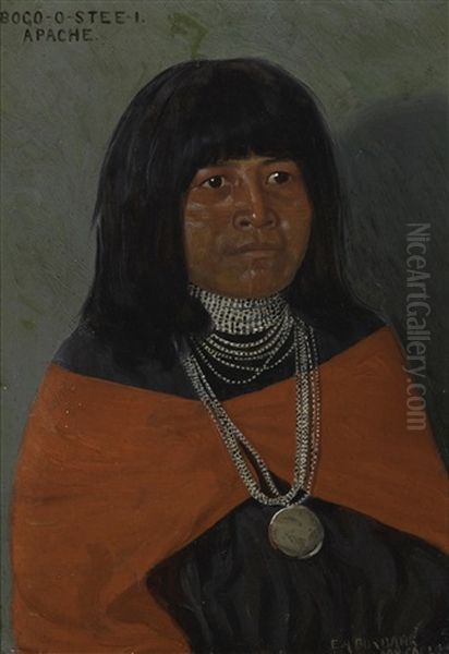 Portrait Of Bogo-o-stee-i, Apache - view 1