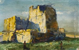 Indian Ruins In Arizona by Elbridge Ayer Burbank