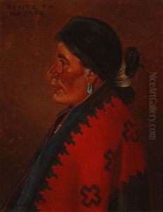 Tonte Ta, Navajo by Elbridge Ayer Burbank