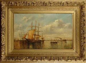 Les Bateaux by Louis de Burbure