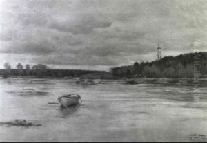 Winterliche Flusslandschaft Winterliche Flusslandschaft
