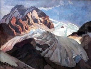 Snowcapped Mountain Peaks by Paul Buerck