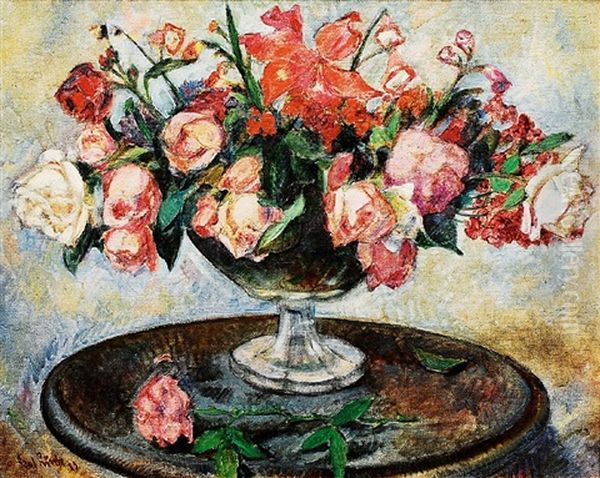 Rosenstraus Mit Orchideen Und Flieder - view 1