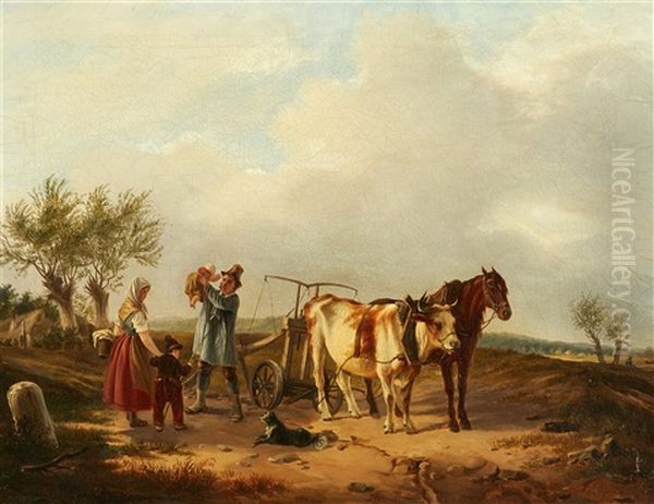 Landscape With A Peasant Family - view 1