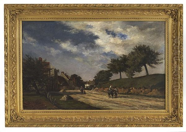 Rural Path With Figures - view 1