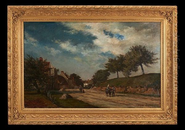 Country Path W/ Figures - view 1