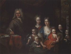 Familienportrat by Adriaan Van Der Burg