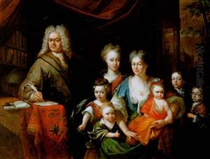 Familienbildnis by Adriaan Van Der Burg