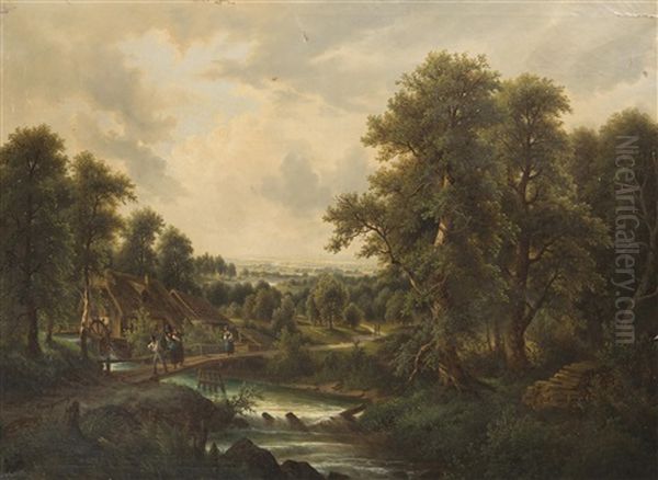 Landscape With A Watermill - view 1