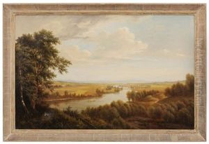 Bird's-eye View Of Valley by Josef Burgaritzky
