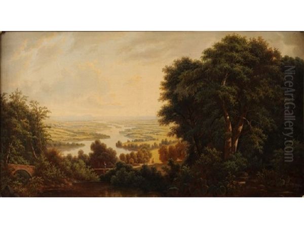 An Extensive View Along The Danube Near Pressburgh - view 1