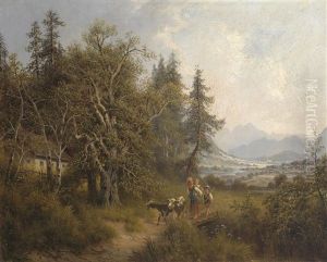 Aus Dem Salzkammergut by Josef Burgaritzky