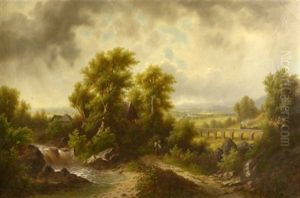 Landscape With A Railroad Bridge