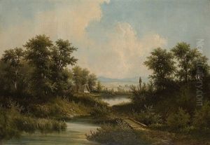 At The Stream Course by Josef Burgaritzky