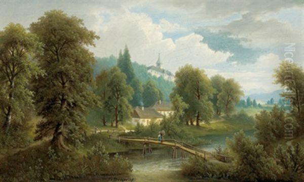 Blick Auf Ein Schlos - view 1