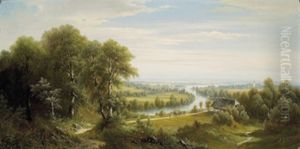 Motiv Von Der Enns by Josef Burgaritzky