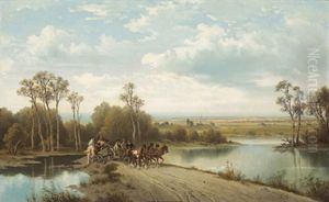 Schmale Landstrase by Josef Burgaritzky