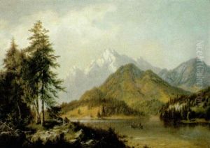 Alpenseelandschaft Alpenseelandschaft