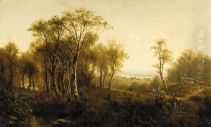 A Rural Landscape by Josef Burgaritzky