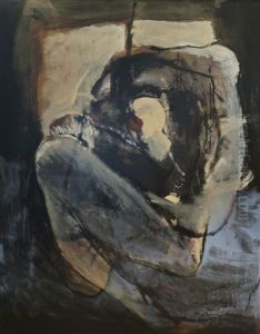 Femme Assise Devant Une Fenetre by Anton Burger