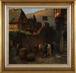 Rheingauwirtschaft In Der Abendsonne