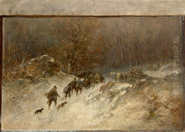 Winterliche Jagdgesellschaft - view 1